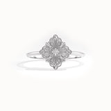 Clover Motif Pinky Signet Ring - BRENNMORE