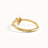 Rhombus Shape Pinky Signet Ring
