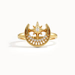 Unique Celestial Pinky Signet Ring - BRENNMORE 