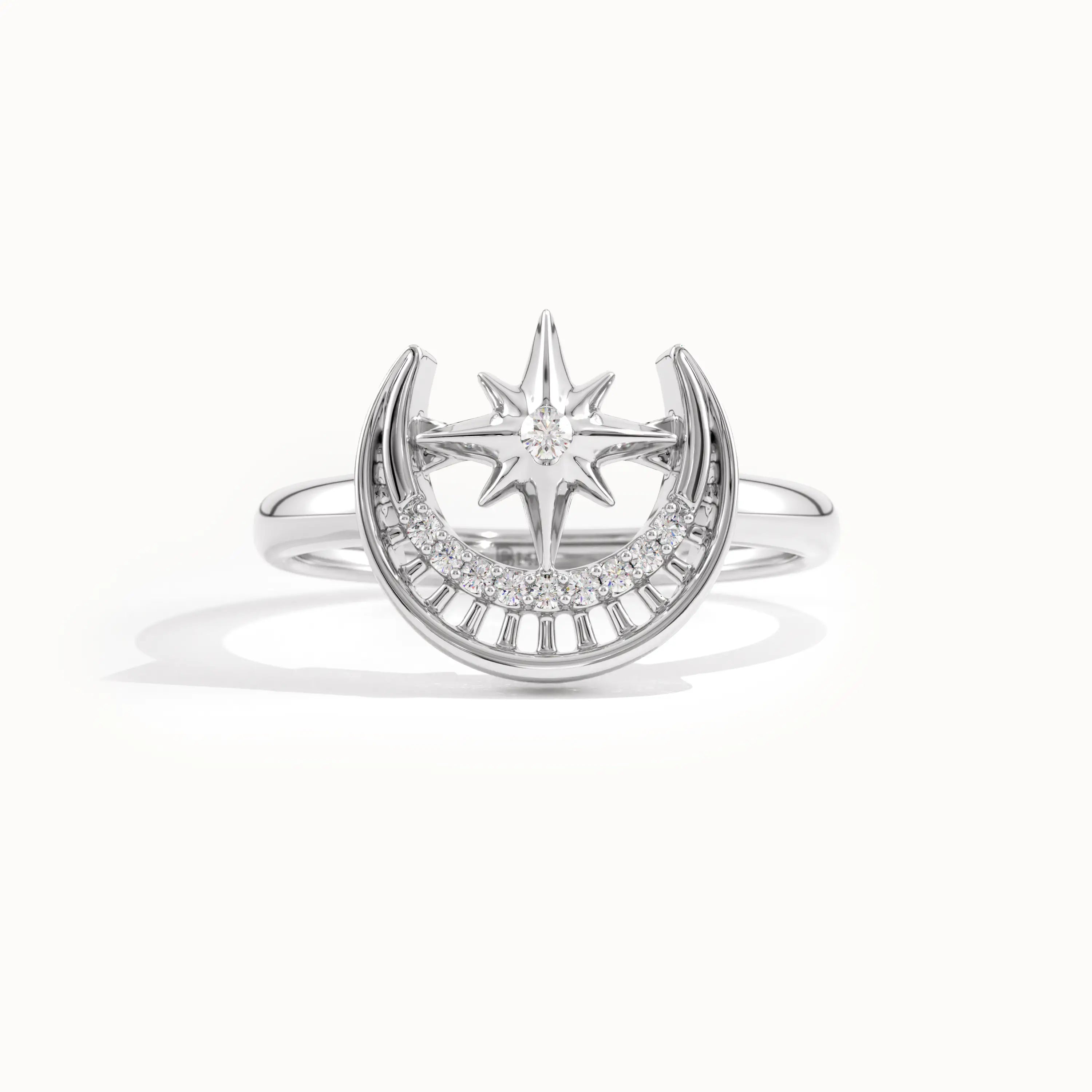Unique Celestial Pinky Signet Ring - BRENNMORE 