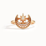 Unique Celestial Pinky Signet Ring - BRENNMORE 