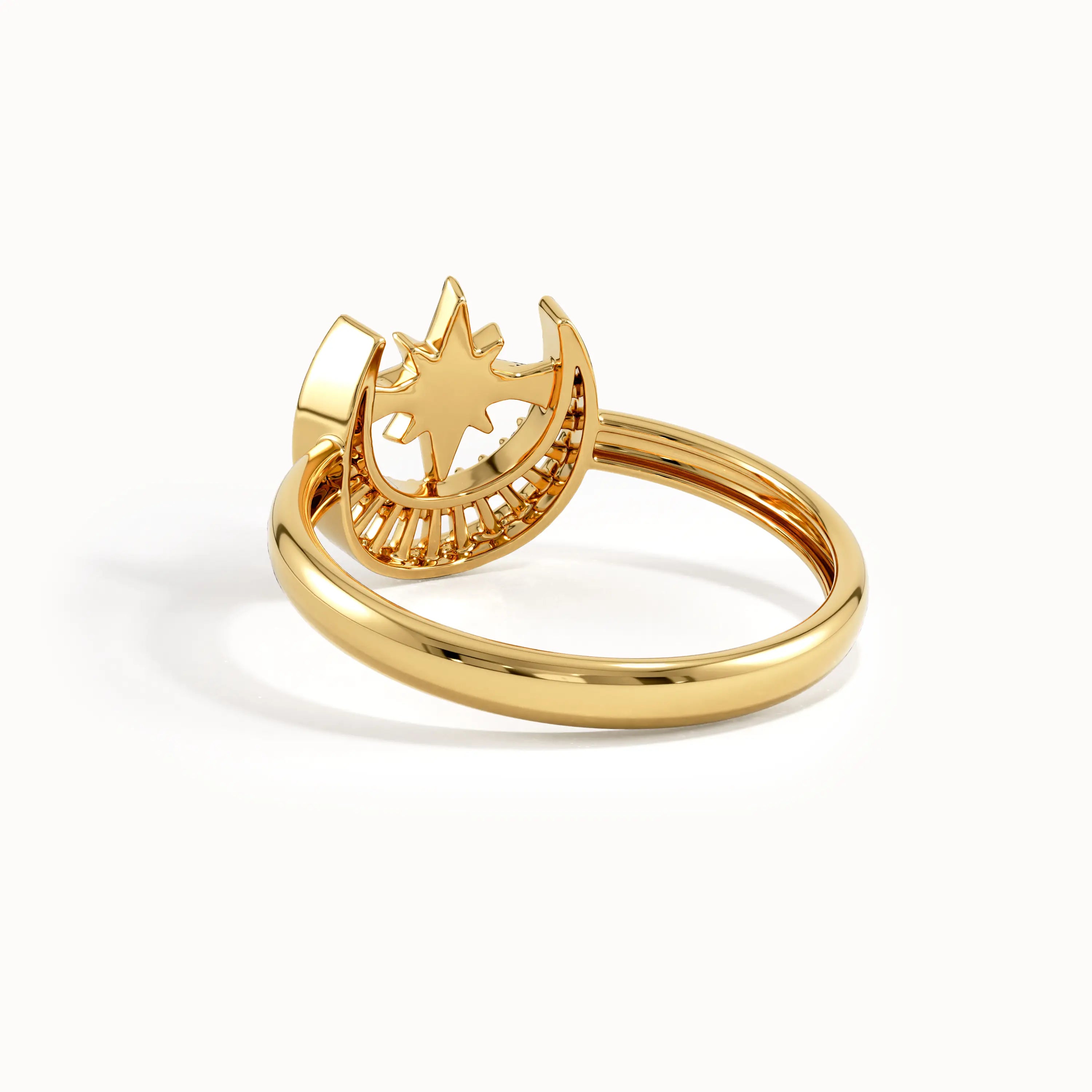 Unique Celestial Pinky Signet Ring - BRENNMORE 