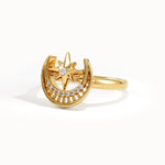 Unique Celestial Pinky Signet Ring - BRENNMORE 