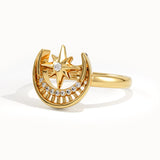 Unique Celestial Pinky Signet Ring - BRENNMORE