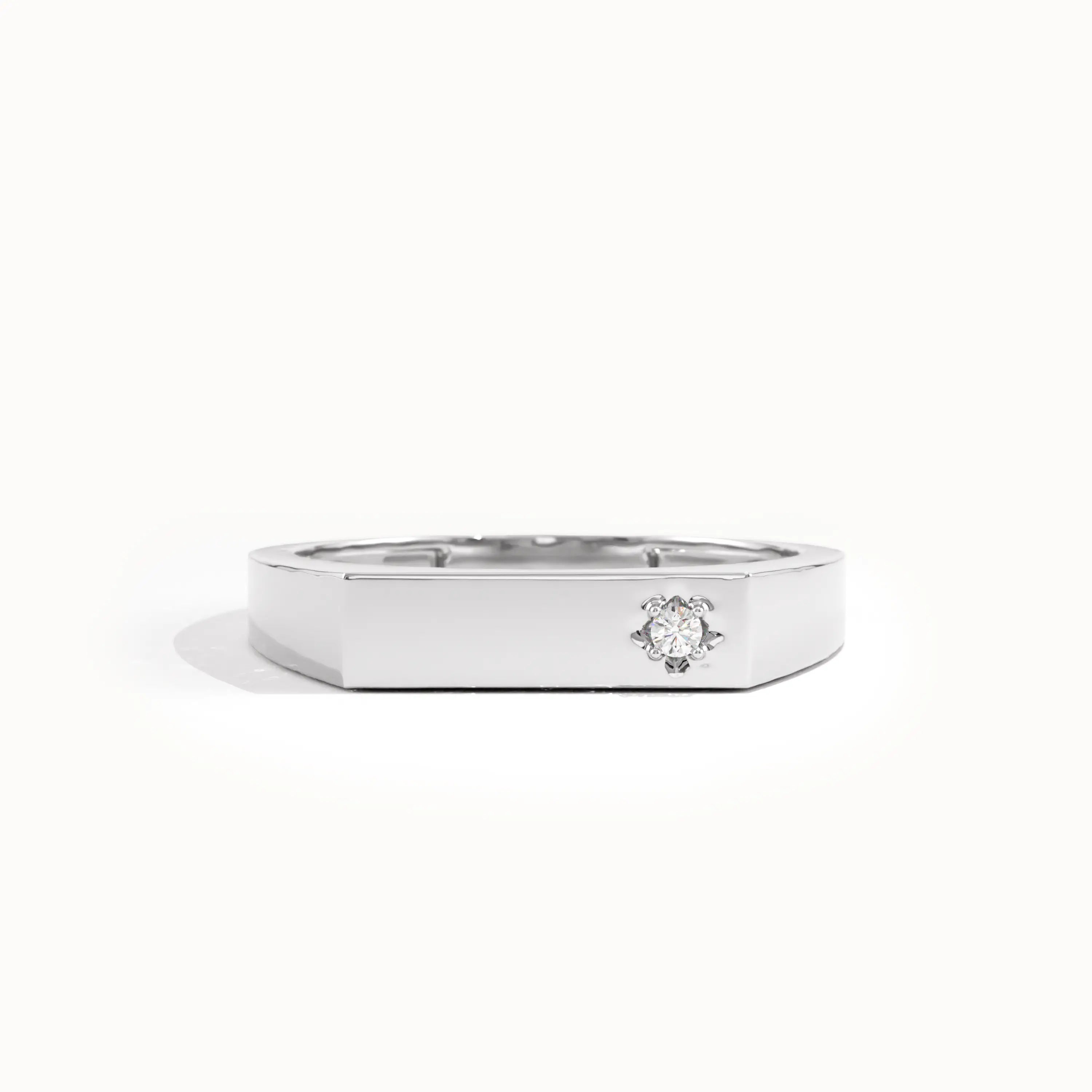 Simple Bar Pinky Singet Ring - BRENNMORE