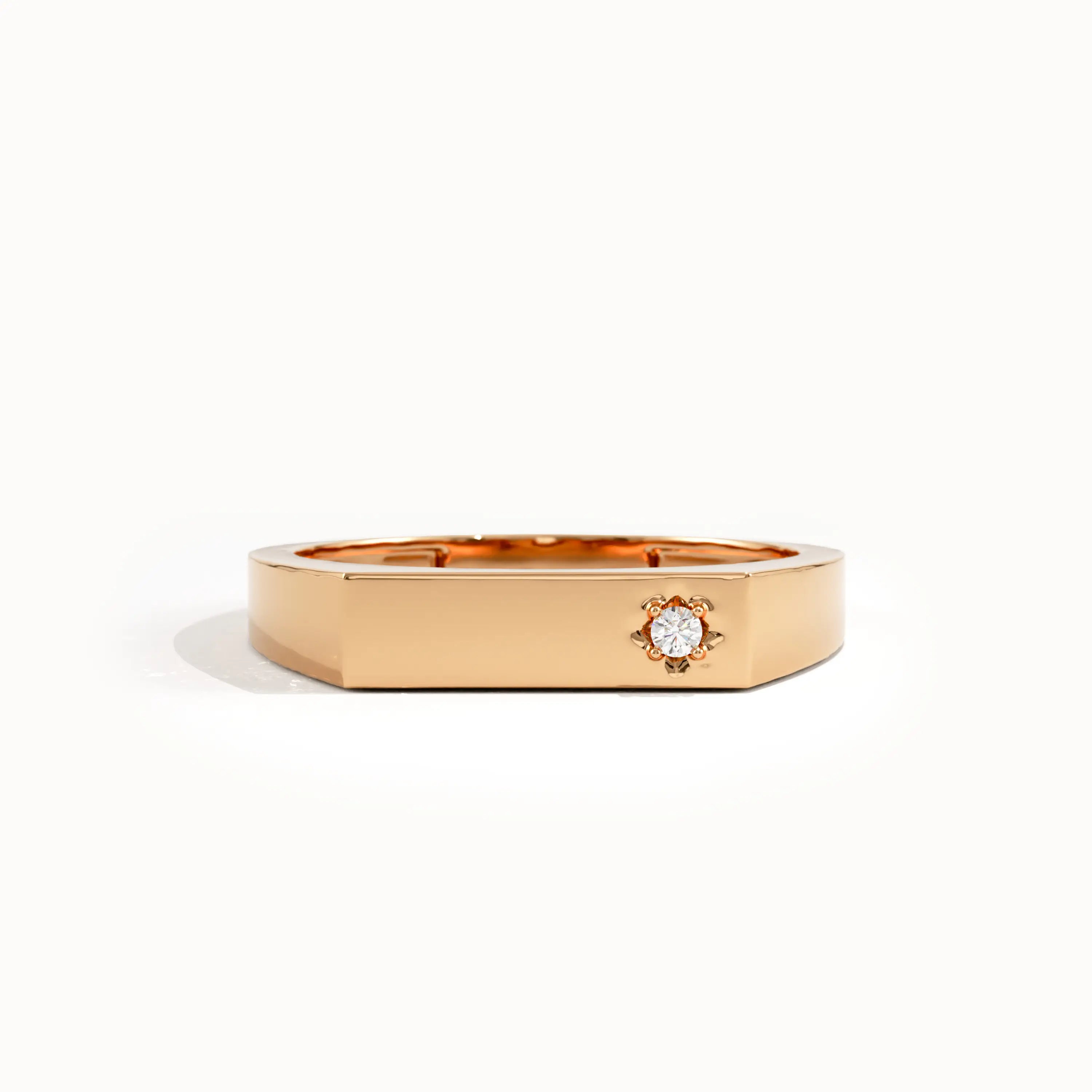 Simple Bar Pinky Singet Ring - BRENNMORE