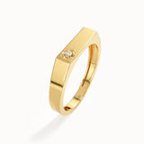 Simple Bar Pinky Singet Ring
