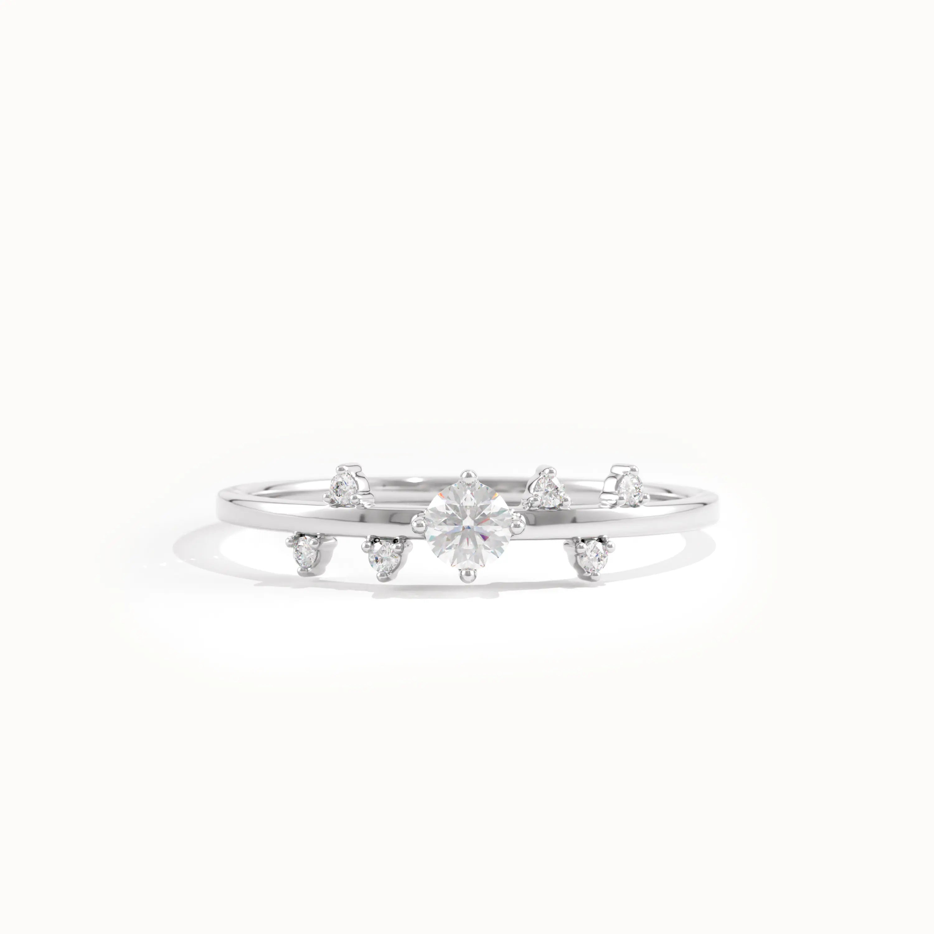 14k Gold Minimalist Promise Ring
