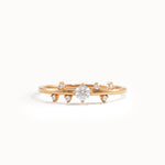 14k Gold Minimalist Promise Ring - BRENNMORE 