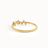14k Gold Minimalist Promise Ring - BRENNMORE
