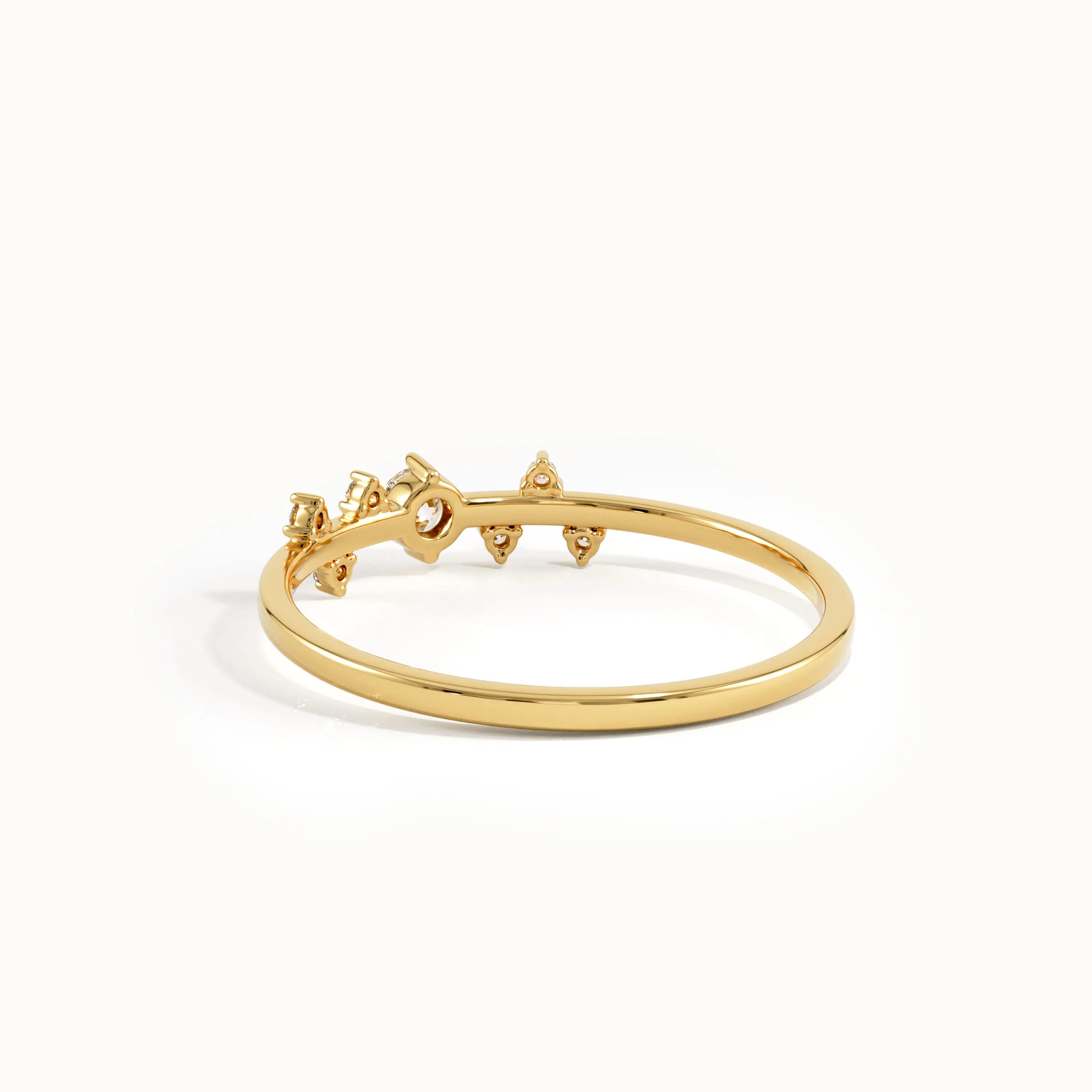 14k Gold Minimalist Promise Ring - BRENNMORE