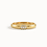 Cluster Band Promise Ring in Gold