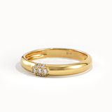 Cluster Band Promise Ring in Gold