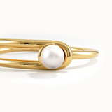 Split Band Pearl Promise Ring