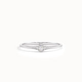 Simple Tiny Lab Diamond Promise Ring