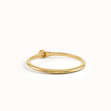 Simple Tiny Lab Diamond Promise Ring