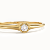 Simple Tiny Lab Diamond Promise Ring