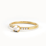 Small Pearl Promise Ring for Women - BRENNMORE