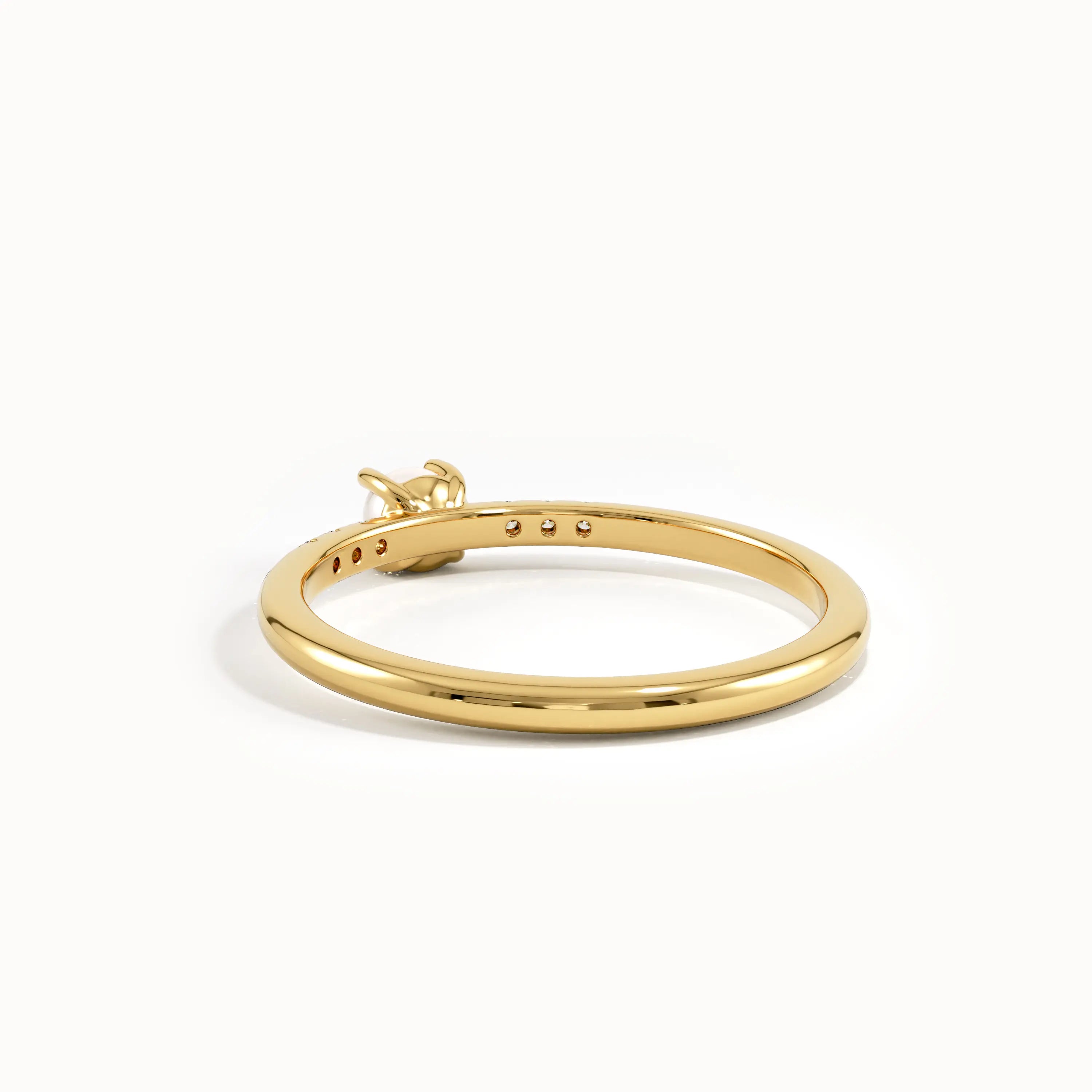 Small Pearl Promise Ring for Women - BRENNMORE 
