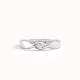 Twist Solo Wedding Band Ring - BRENNMORE