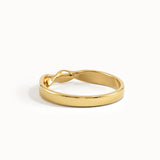Twist Solo Wedding Band Ring - BRENNMORE 