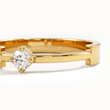 Unique Design Solo Promise Ring