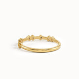 Tiny Flower Stacking Ring - BRENNMORE 