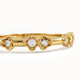 Tiny Flower Stacking Ring - BRENNMORE 