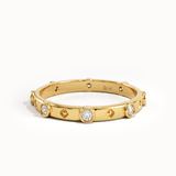 Bezel Wedding Band Ring