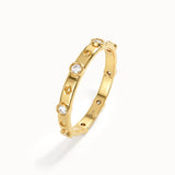 Bezel Wedding Band Ring