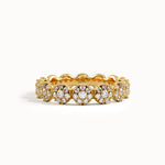 Pave Lab Diamond Bold Dot Ring - BRENNMORE 