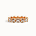 Pave Lab Diamond Bold Dot Ring - BRENNMORE 