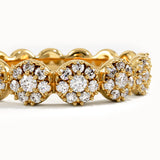 Pave Lab Diamond Bold Dot Ring - BRENNMORE 