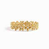 Eternity Daisy Flower Statement Ring - BRENNMORE 