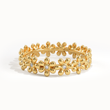 Eternity Daisy Flower Statement Ring