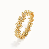 Eternity Daisy Flower Statement Ring