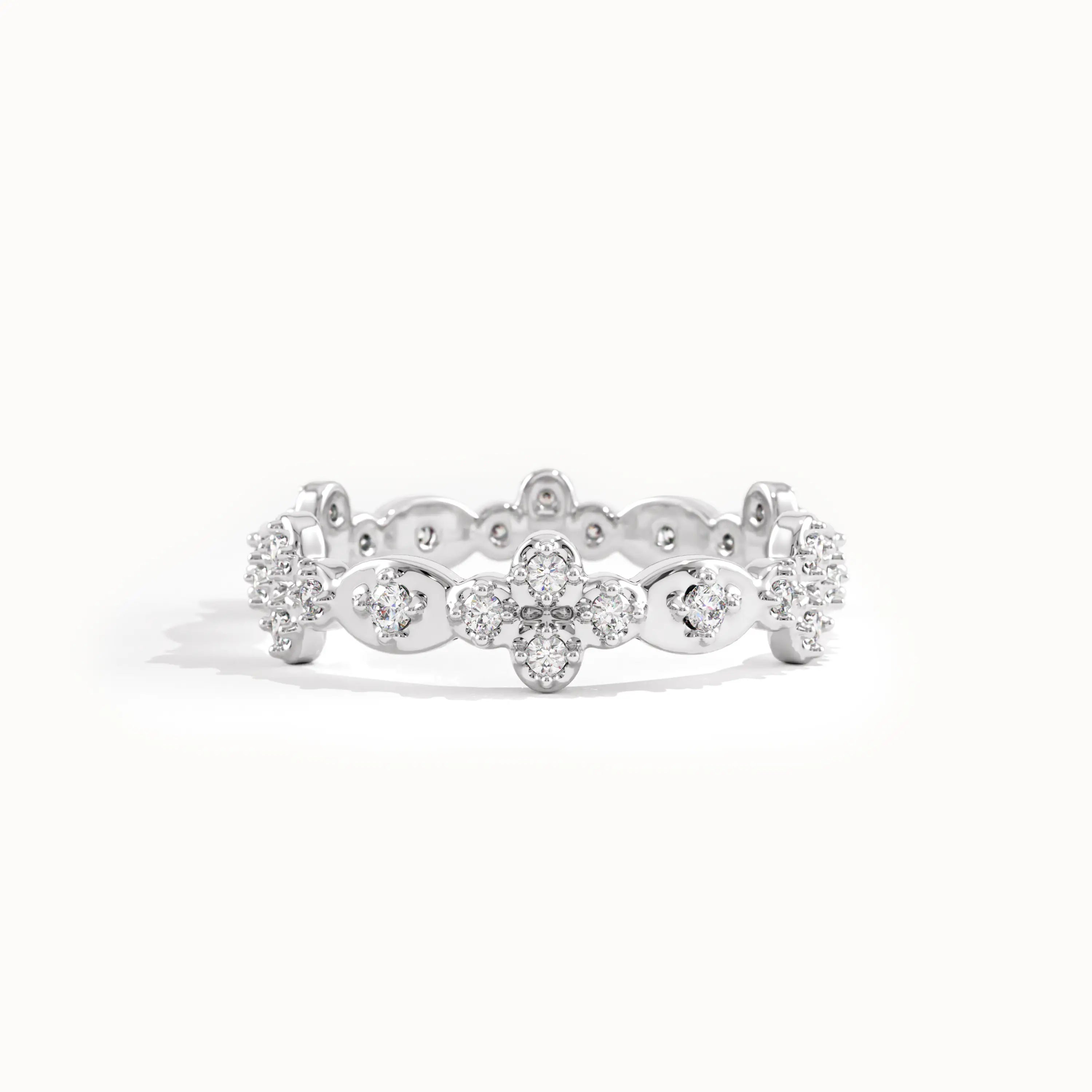 Simple Lab Diamond Statement Ring in Gold - BRENNMORE 