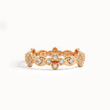 Simple Lab Diamond Statement Ring in Gold - BRENNMORE 