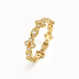 Simple Lab Diamond Statement Ring - BRENNMORE 