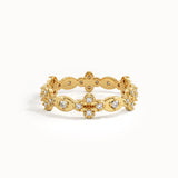Simple Lab Diamond Statement Ring - BRENNMORE 