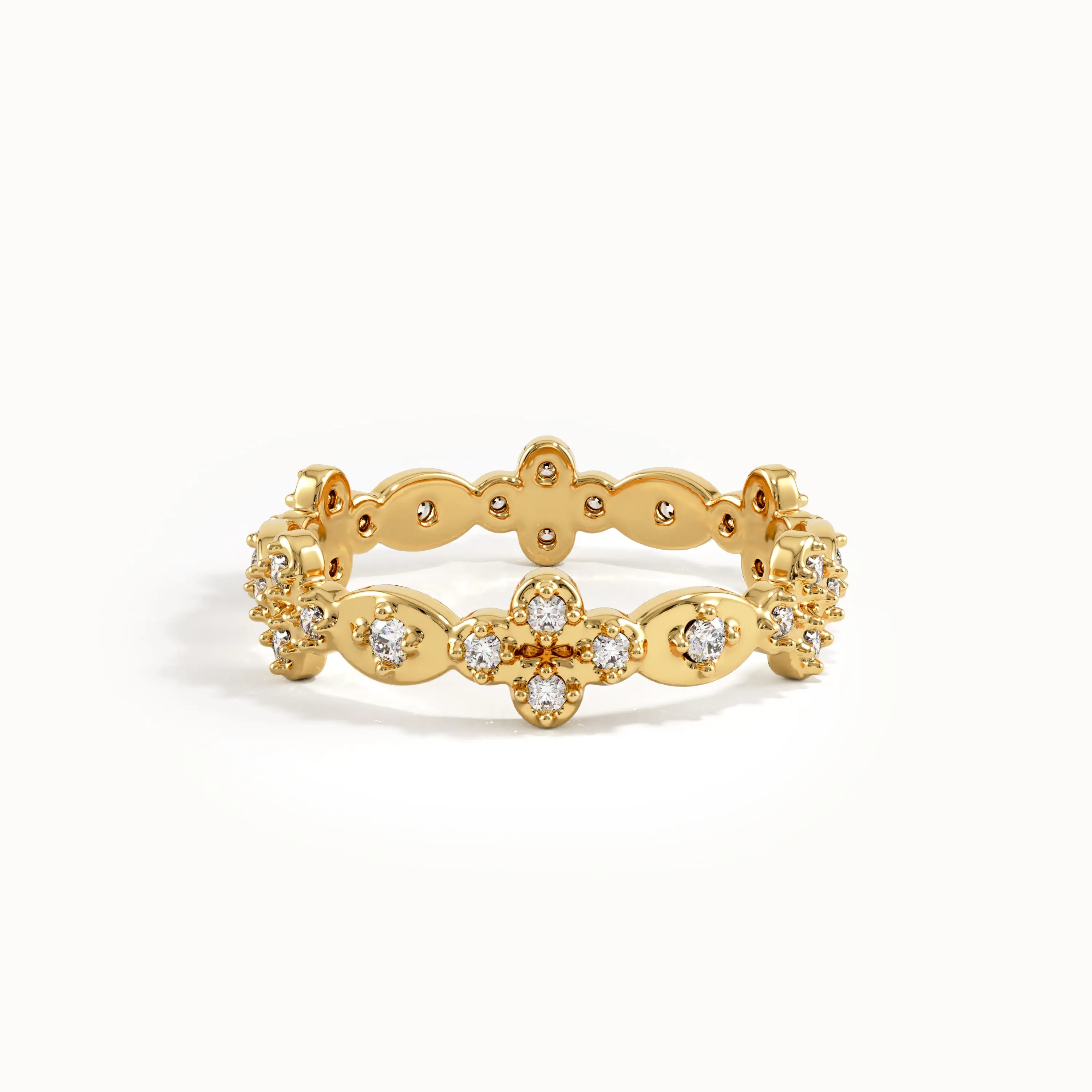 Simple Lab Diamond Statement Ring - BRENNMORE 