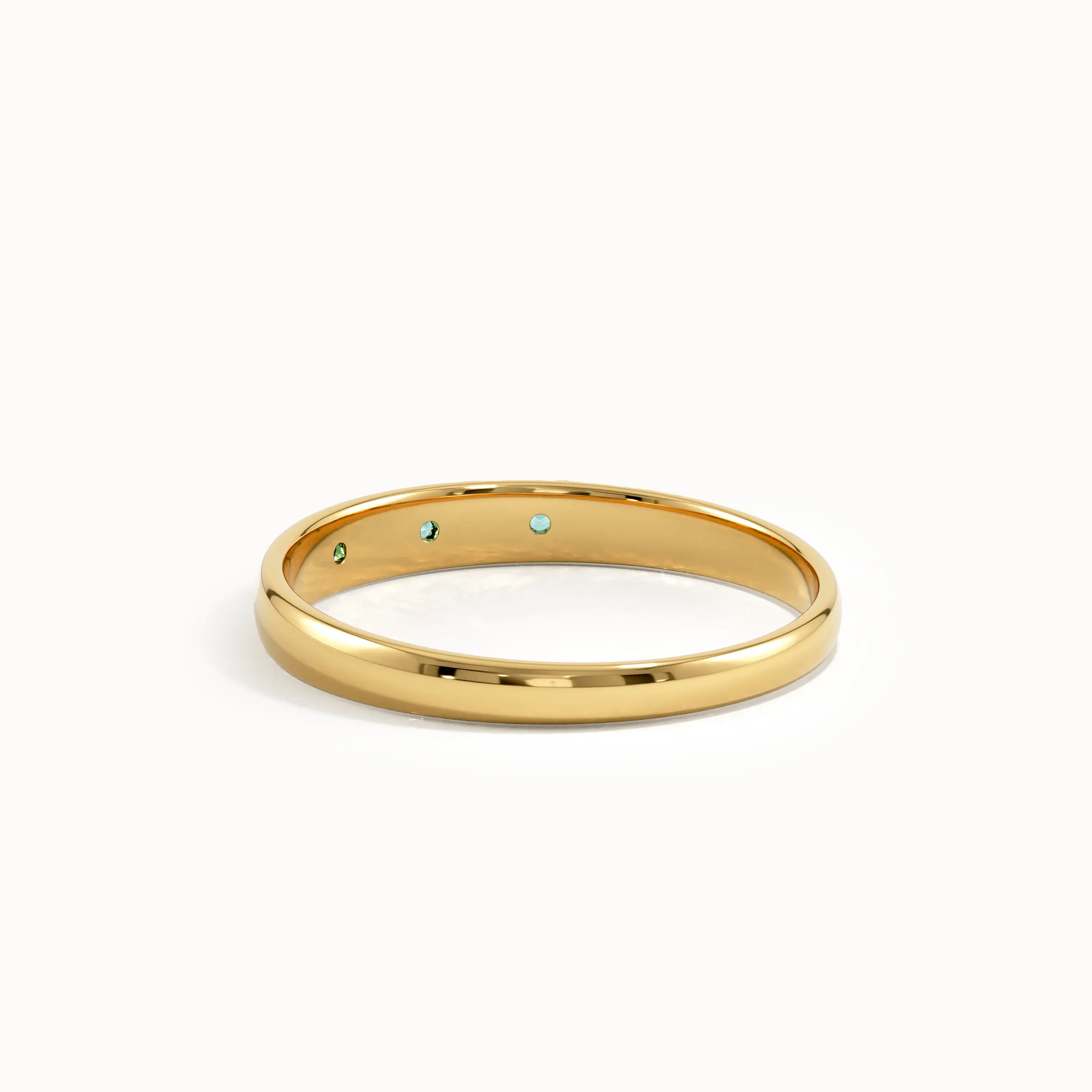 Aquamarine Wedding Band - BRENNMORE