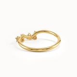 Scattered Lab Diamond Curve Ring - BRENNMORE 