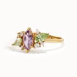 Lilac Chalcedony Engagement Ring
