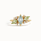 Ice Blue Opal Engagement Ring