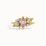 Peach Morganite Engagement Ring