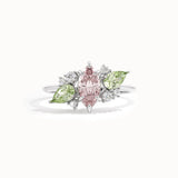 Peach Morganite Engagement Ring - BRENNMORE