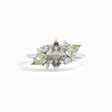 Smoky Grey Engagement Ring