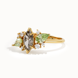 Smoky Grey Engagement Ring - BRENNMORE