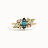 Blue Topaz Engagement Ring - BRENNMORE